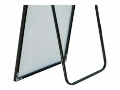 Espejo de pie - Marco de metal - 180 x 80 cm - Rectangular - Para salón o vestidor -