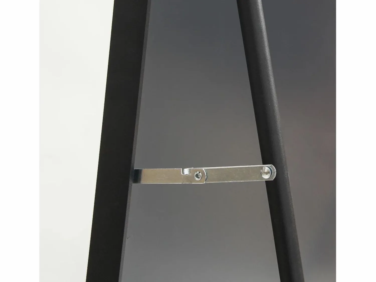 Online Espejo de pie - Marco de metal - 180 x 80 cm - curvo - para salón o vestidor - Negro