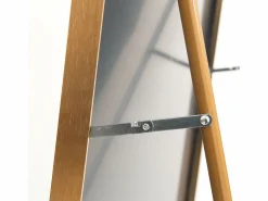 Espejo de pie - Marco de metal - 180 x 80 cm - Arqueado - Para salón o vestidor -