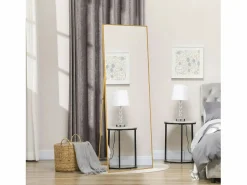 Espejo de pie rectangular 164×54 cm con marco – Diseño minimalista y moderno