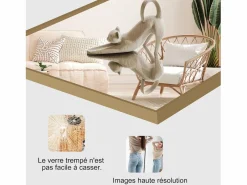 Espejo de pie rectangular 164×54 cm con marco – Diseño minimalista y moderno