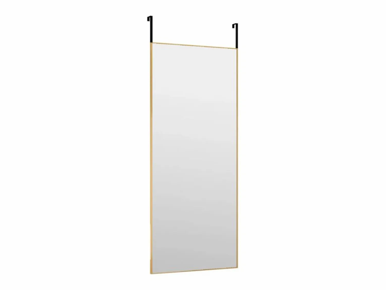 Hot Espejo de puerta 40x100 cm Cristal y aluminio Accesorios De Cuarto De Baño|Espejo De Cuarto De Baño