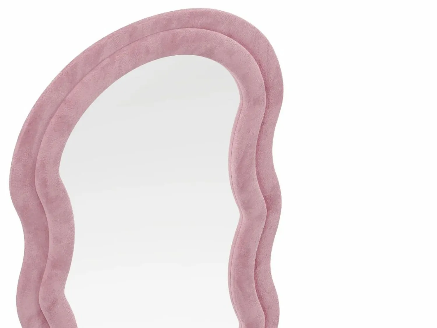 Online OZAIA Espejo de terciopelo - L. 65 x Alt. 170 cm - - AYANI Rosa