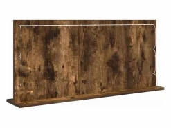 Discount Espejo de tocador con espejo Roble ahumado 100 x 45 x 18 cm Marru00f3n