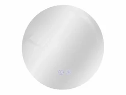 Online NETTLIFE Espejo para baño, espejo de baño con iluminación, redondo, 50 cm, espejo de baño LED de pared con toque Transparente