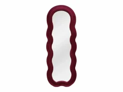 Discount Espejo orgánico de terciopelo, L. 60 x H. 160 cm, Burdeos, LINOA Colección Rouge Passion|Espejo De Pared