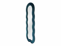 Sale OZAIA Espejo orgánico de terciopelo, An. 60 x Al. 160 cm, , LINOA Azul