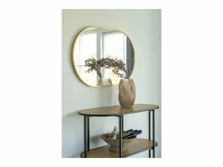 Discount Espejo ovalado de aluminio MADRID – L 50 x H 70 cm-Color Espejo De Pared|Espejo