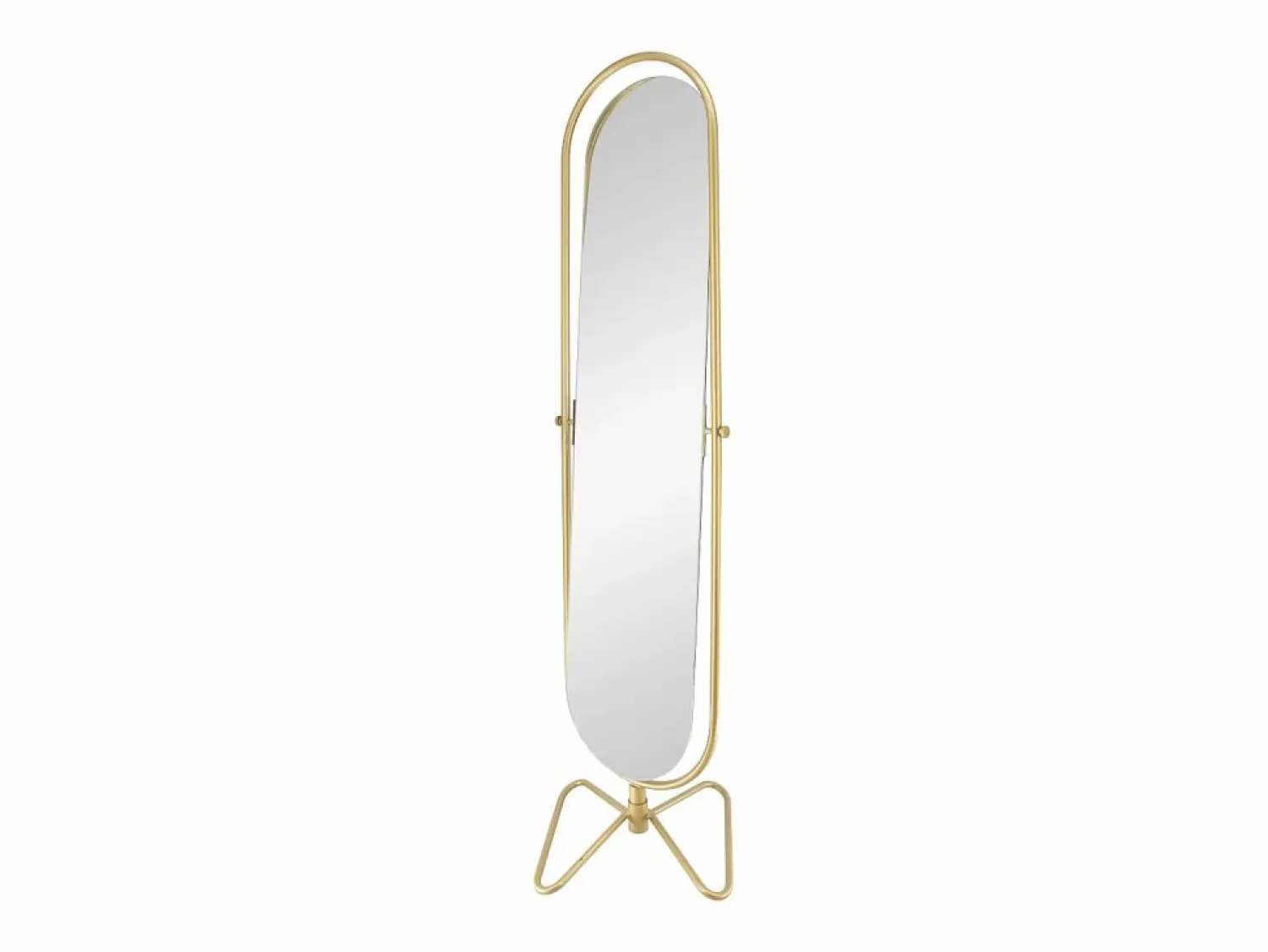 OZAIA Espejo psiqué de pie en metal - L. 45 x A. 171 cm - - ASATU