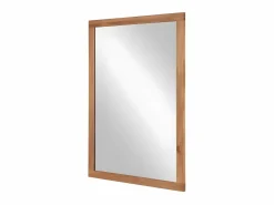 New Vente-unique Espejo rectangular con borde de madera de acacia - 90 x 60 cm - SEPANG Color natural oscuro