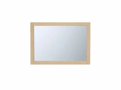 Sale Espejo rectangular con contorno de roble, Ancho 50 x Alt. 70 x Prof. 2,2, TIMEA Espejo De Cuarto De Baño