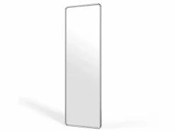 New OZAIA Espejo rectangular metálico, An. 55x Alt. 170 cm, Cromado, REFLEYA Plateado