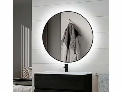 Sale Espejo redondo con iluminación decorativa LED Zeus para baño y hogar Accesorios De Cuarto De Baño|Espejo De Cuarto De Baño