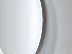 OZAIA Espejo redondo de baño con leds luminosos DANIELA - L80 x A80 cm