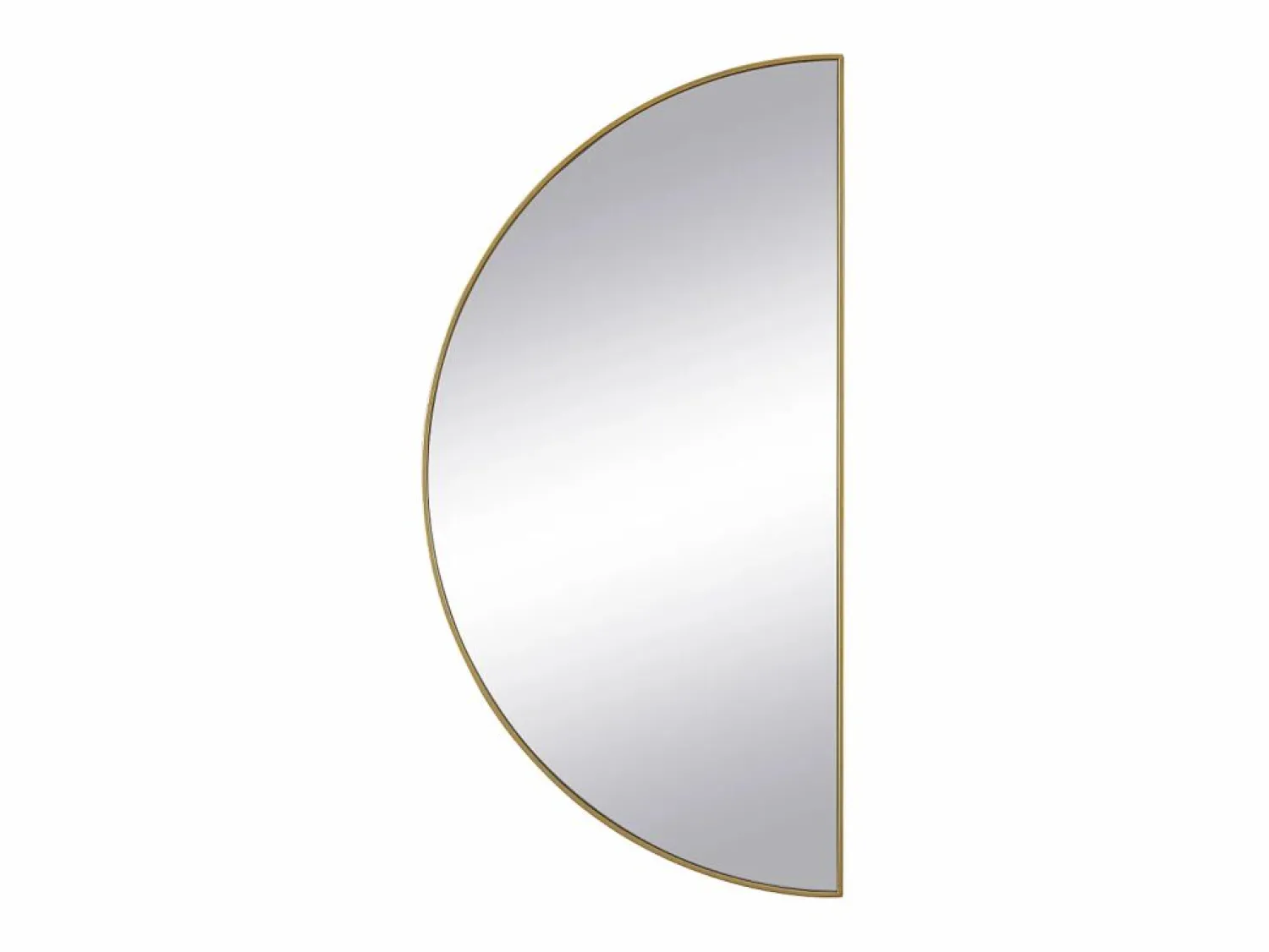 OZAIA Espejo semicircular design de metal - Ancho 50 x Alt. 100 cm - - GAVRA