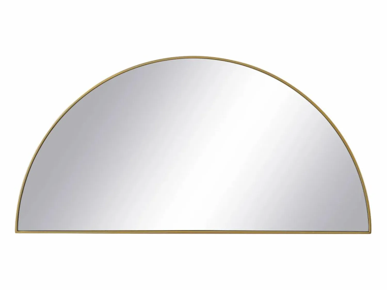 OZAIA Espejo semicircular design de metal - Ancho 50 x Alt. 100 cm - - GAVRA