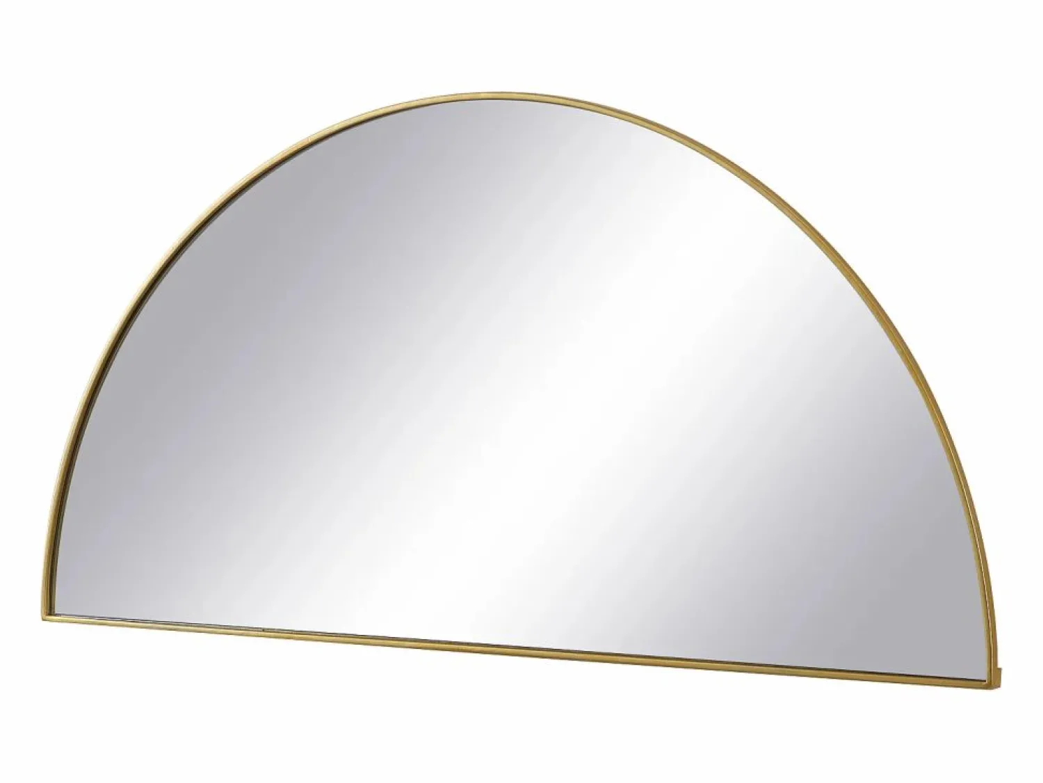 OZAIA Espejo semicircular design de metal - Ancho 50 x Alt. 100 cm - - GAVRA