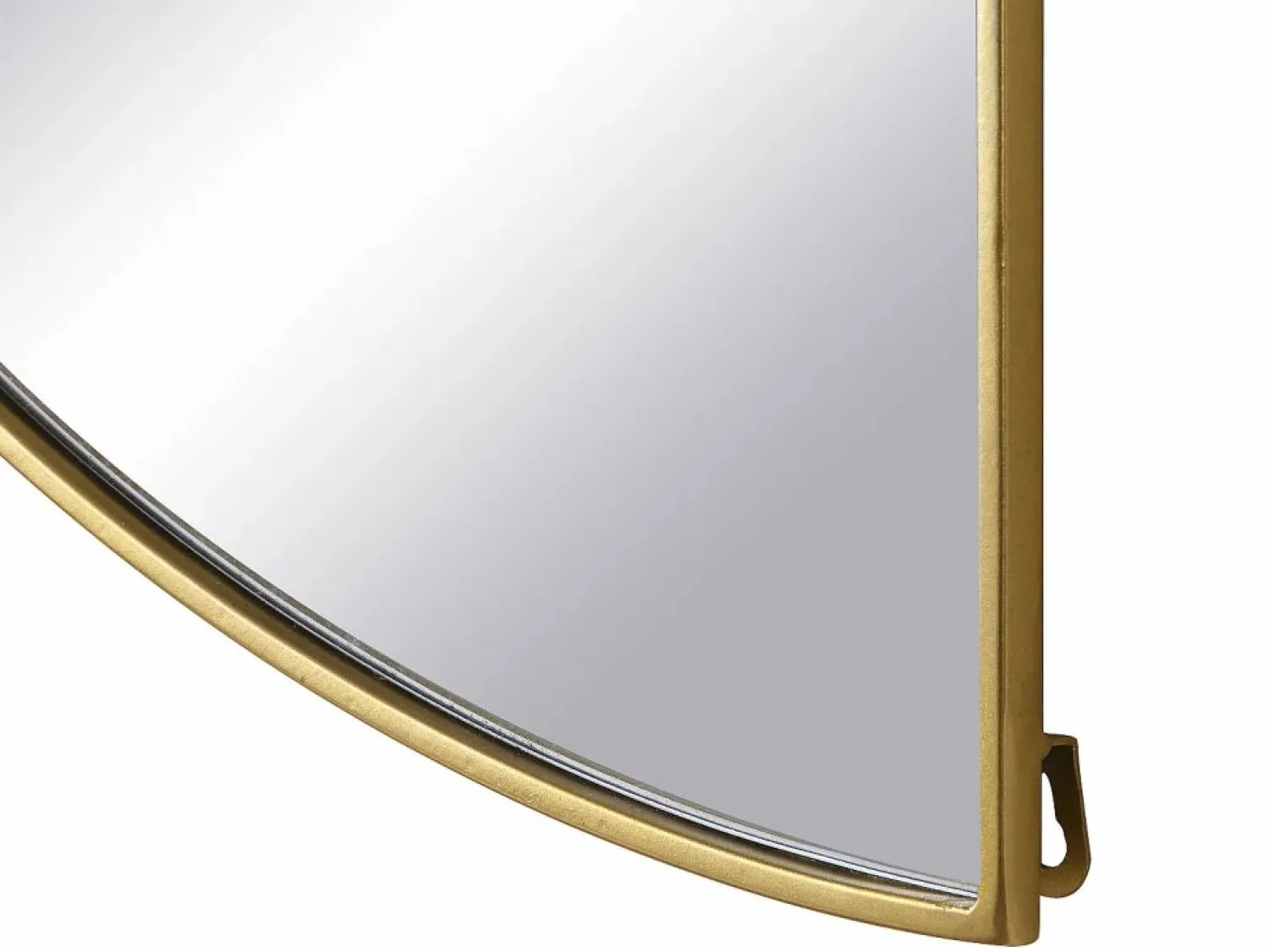 OZAIA Espejo semicircular design de metal - Ancho 50 x Alt. 100 cm - - GAVRA