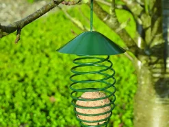 New Espiral de pájaros con tejado Comida Para Animales De Compañía