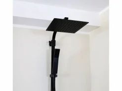 Essebagno Essekadra columna de ducha sin mezclador negra