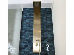 Outlet Essebagno Essekadra panel de ducha mecánico oro cepillado Dorado