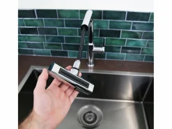 Essebagno Esserain mezclador de fregadero con teleducha extraíble cromo