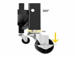 Clearance TOPESHOP Estante de almacenamiento FS004 Negro