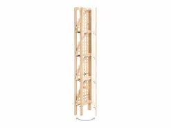 Hot vidaxl Estante de esquina de madera de cedro 27x27x110 cm Beige