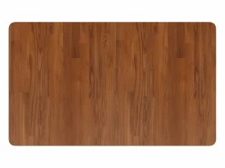 vidaxl Estante de lavabo de pared de acero y madera maciza de roble