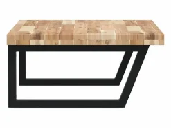 Clearance Estante de lavabo de pared acero y madera maciza de acacia Estantería Sobre Inodoro