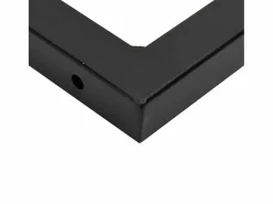 Clearance Estante de lavabo de pared acero y madera maciza de acacia Estantería Sobre Inodoro