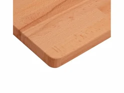 vidaxl Estante de lavabo de pared de acero y madera maciza de haya Marru00f3n