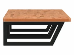 Clearance Estante de lavabo de pared de acero y madera maciza de haya Estantería Sobre Inodoro