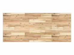 Outlet vidaxl Estante de lavabo de pared acero y madera maciza de acacia Marru00f3n