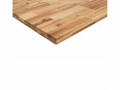 Estante de lavabo de pared acero y madera maciza de acacia Estantería Sobre Inodoro