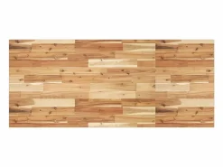 Clearance Estante de lavabo de pared acero y madera maciza de acacia Estantería Sobre Inodoro