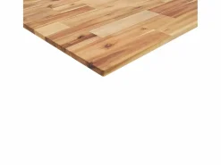 Clearance Estante de lavabo de pared acero y madera maciza de acacia Estantería Sobre Inodoro