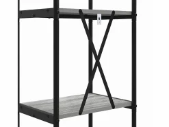 New Clicnbuy Estante de libros sonoma 40 x 30 x 146 cm Gris