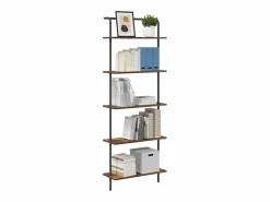 Clearance Estante de libros Roble ahumado 60 x 24 x 168 cm Librería