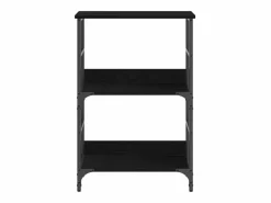 Hot Clicnbuy Estante de libros Roble 50x33x188.5cm Negro