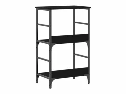 Hot Clicnbuy Estante de libros Roble 50x33x188.5cm Negro