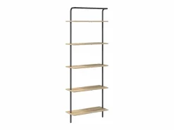 Outlet Clicnbuy Estante de libros Roble Sonoma 60 x 24 x 168 cm Marru00f3n