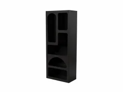 Best Vente-unique Estantería con 5 estantes estilo contemporáneo - - LUELA Negro