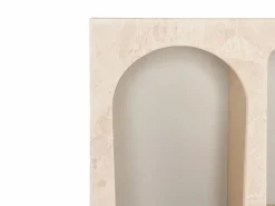 Clearance Vente-unique Estantería con 5 huecos - Efecto mármol - LUELA Beige