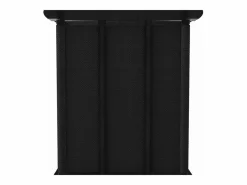 Clearance Clicnbuy Estantería de 5 cubos con cajas tela negra 103x30x72,5 cm Negro