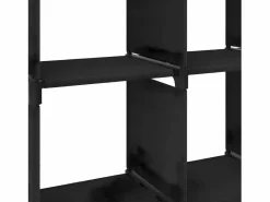 Online Estantería de 9 cubos de tela negra 103x30x107,5 cm Estantería