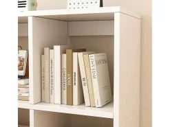 Hot ESTANTERÍA DE 6 ESTANTES PARA LIBROS ARMARIO ABIERTO MODERNO LOFT 100x67x30 cm Blanco