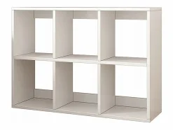 Hot ESTANTERÍA DE 6 ESTANTES PARA LIBROS ARMARIO ABIERTO MODERNO LOFT 100x67x30 cm Blanco