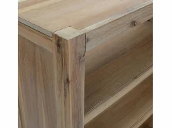 Discount vidaxl Estantería de 7 nieveles madera maciza de acacia 80x30x200 cm Marru00f3n