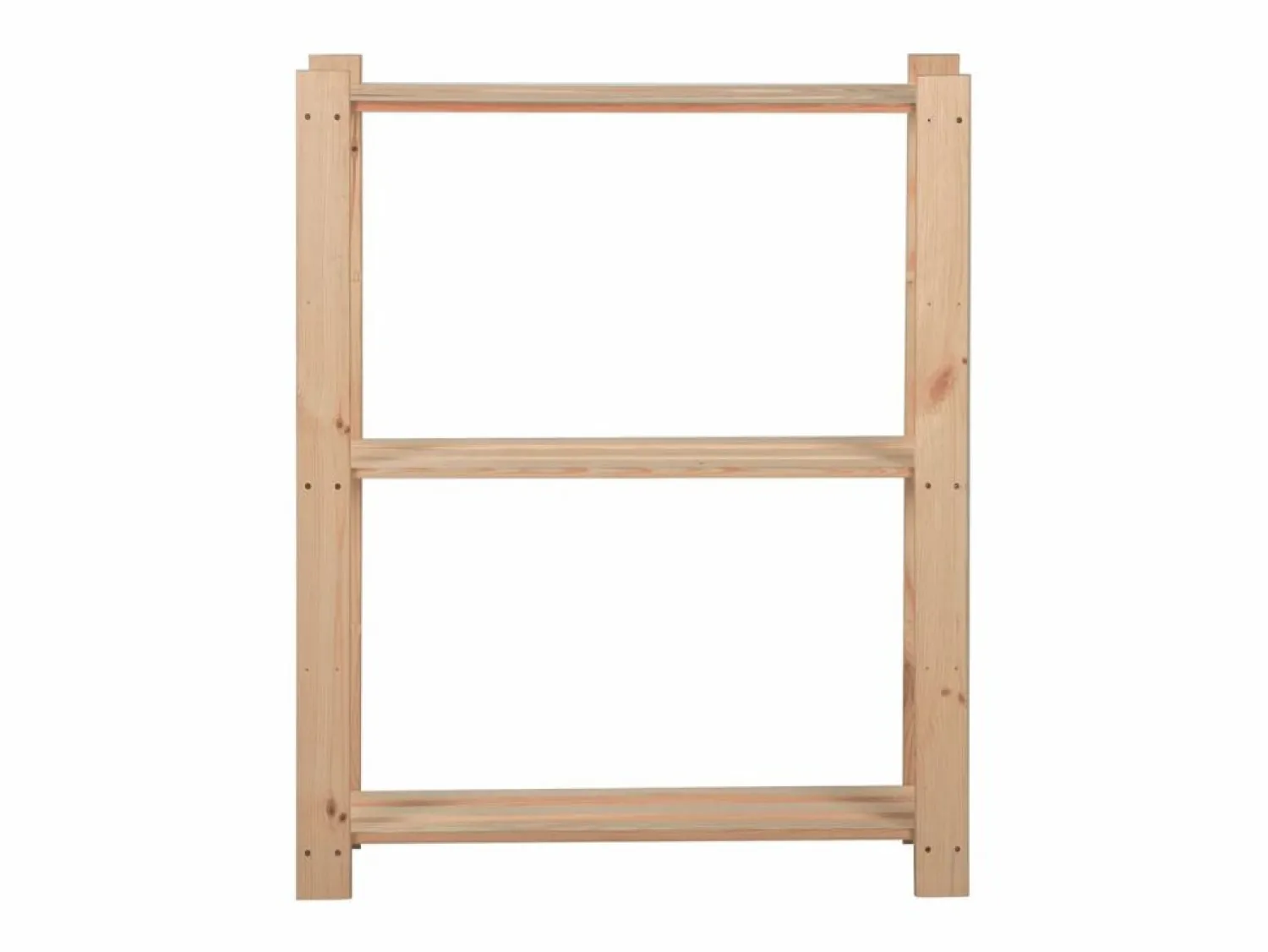 Sale Estantería de 3 niveles madera pino maciza 60x28,5x90 cm ES741002 Marru00f3n